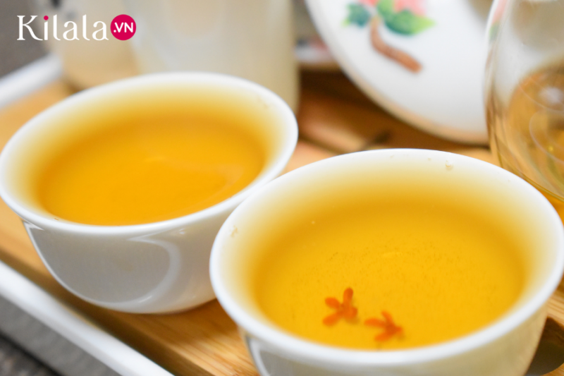 Hoa mộc vàng làm trà